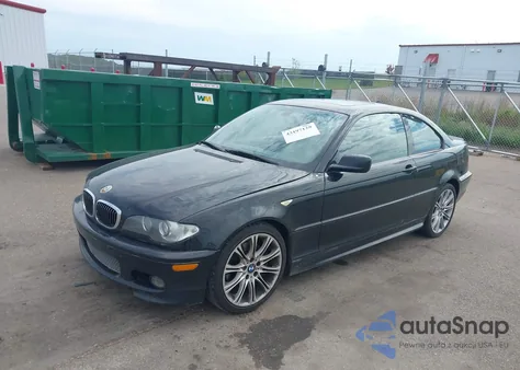 2004 BMW 330Ci из США, поврежденный, VIN WBABD53424PD98513